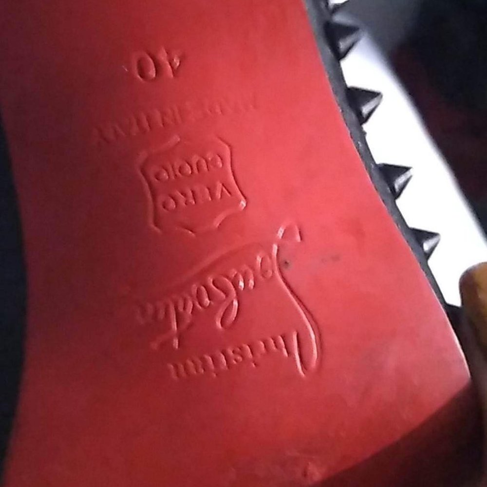 Louis vuitton black spike heals - Picture 2 of 2